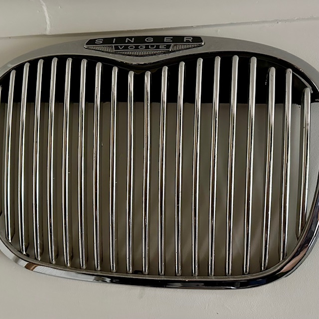 Ref: XXX - Classic Singer Vogueand Co. Car Grille for a Singer Vogue Motor Vehicle.